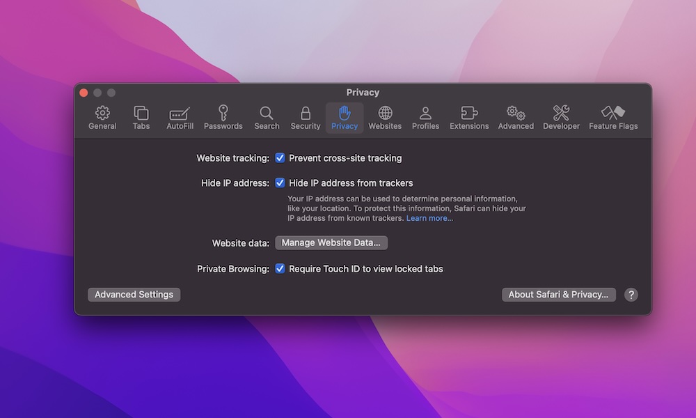 Lock Private Browsing Safari Mac